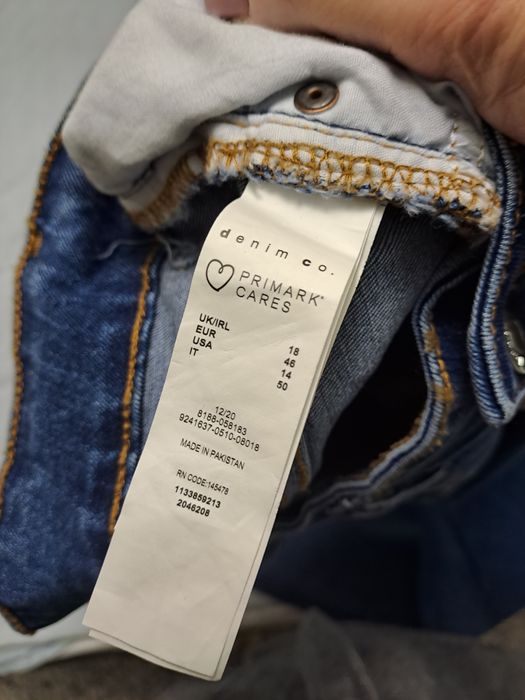 Нові стильні джинси (скіні кльош) на високий зріст розм 56-58