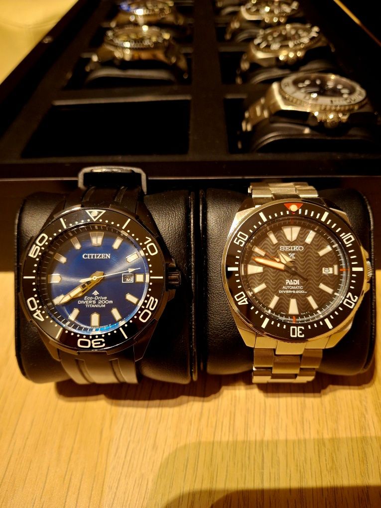 Kolekcja Seiko, Samurai PADI, Citizen, Mody Seiko