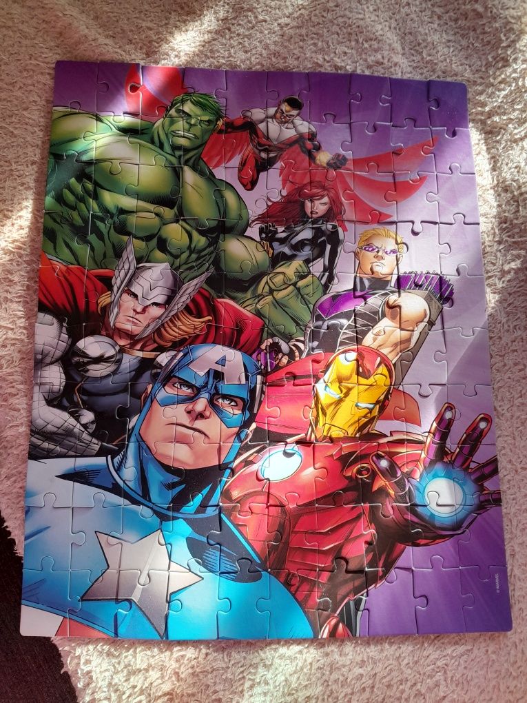 Puzzle Vingadores 100 peças