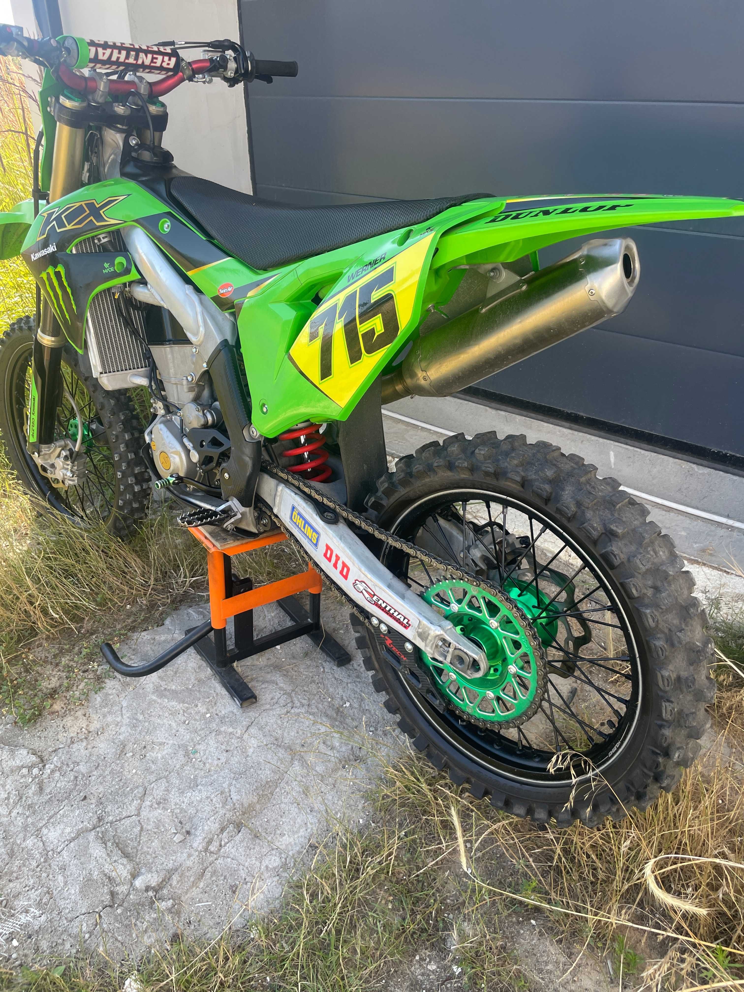 Kawasaki KXF450 KXF-450 KX450F rok 2021 cross enduro zamiana offroad