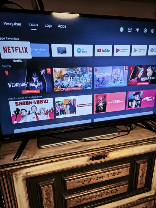 Smart TV krunf 32 polegadas android tv
