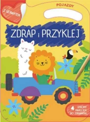 Zdrapywanki z rączką. Pojazdy - praca zbiorowa