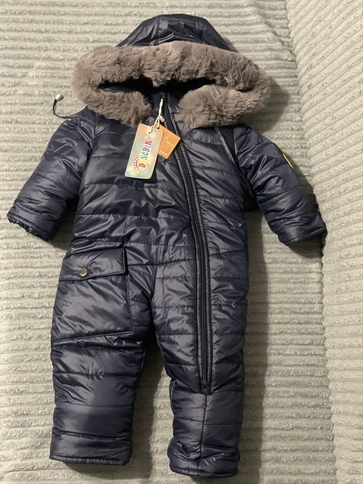 Дитячий зимовий комбінзон для хлопчика