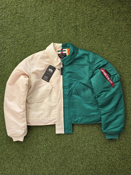 Alpha Industries Zielona Kurtk damska Bomberka