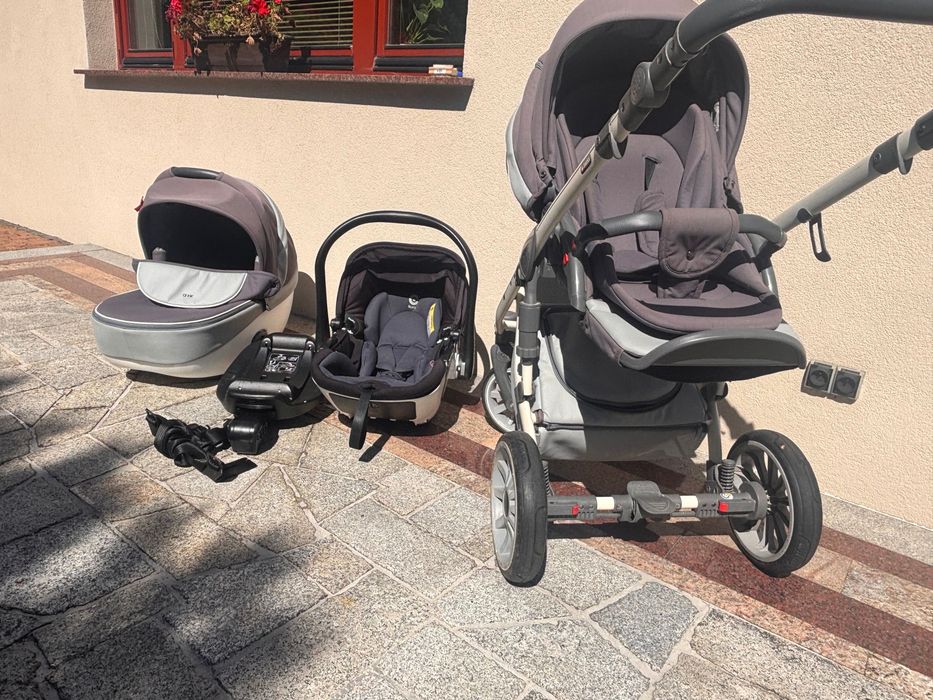 Wózek anex sport 3 w 1 plus akcesoria