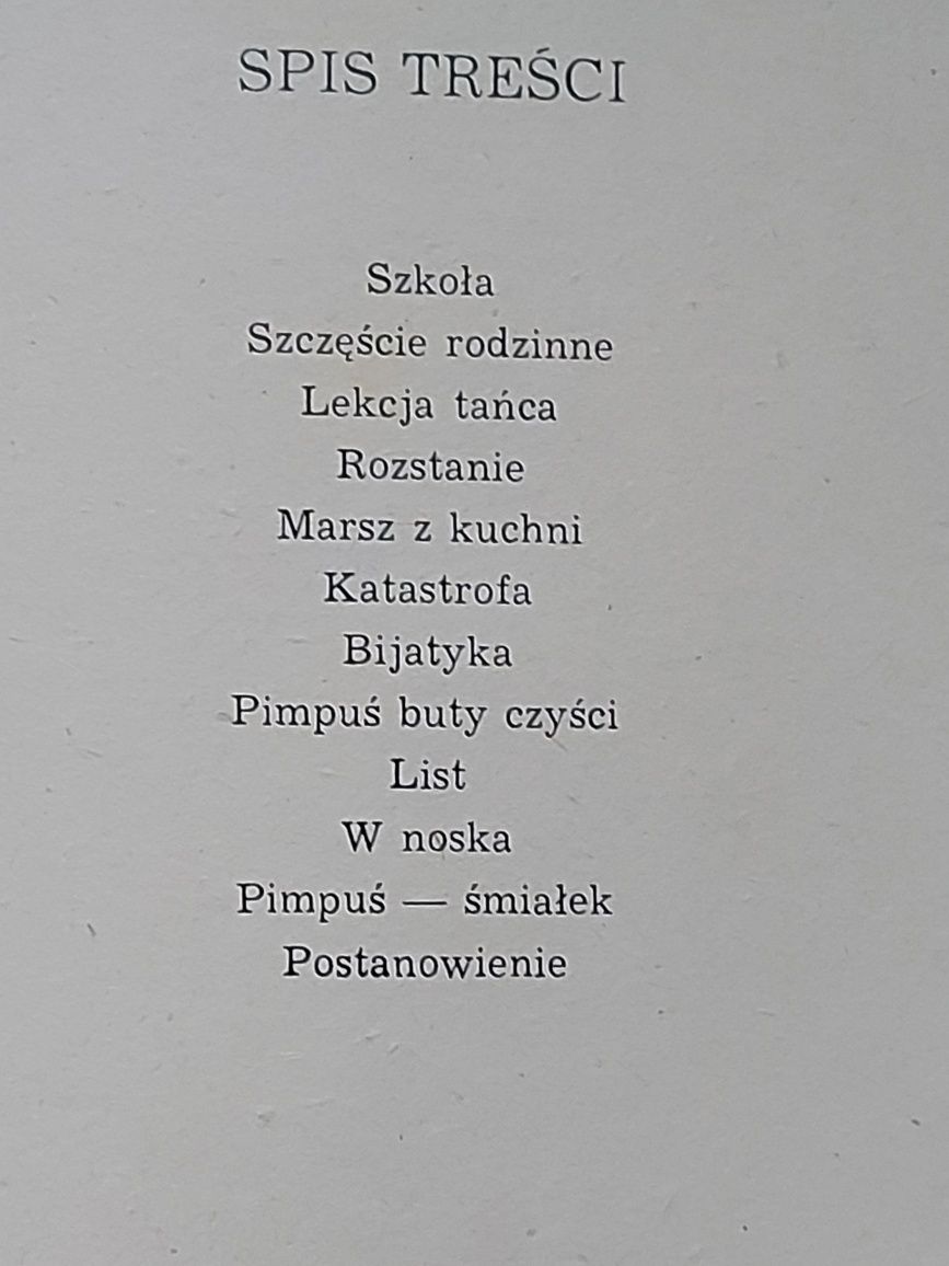 Książka dla dzieci SZkolne Przygody Pimpusia Sadełka 1956/1982