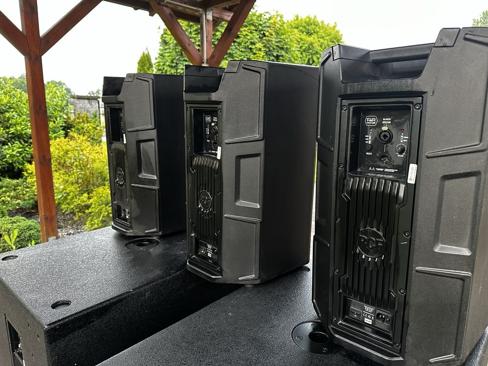 Aktywne głośniki RCF 4x ART 910-A i 2x SUB 8003-AS II idealny stan