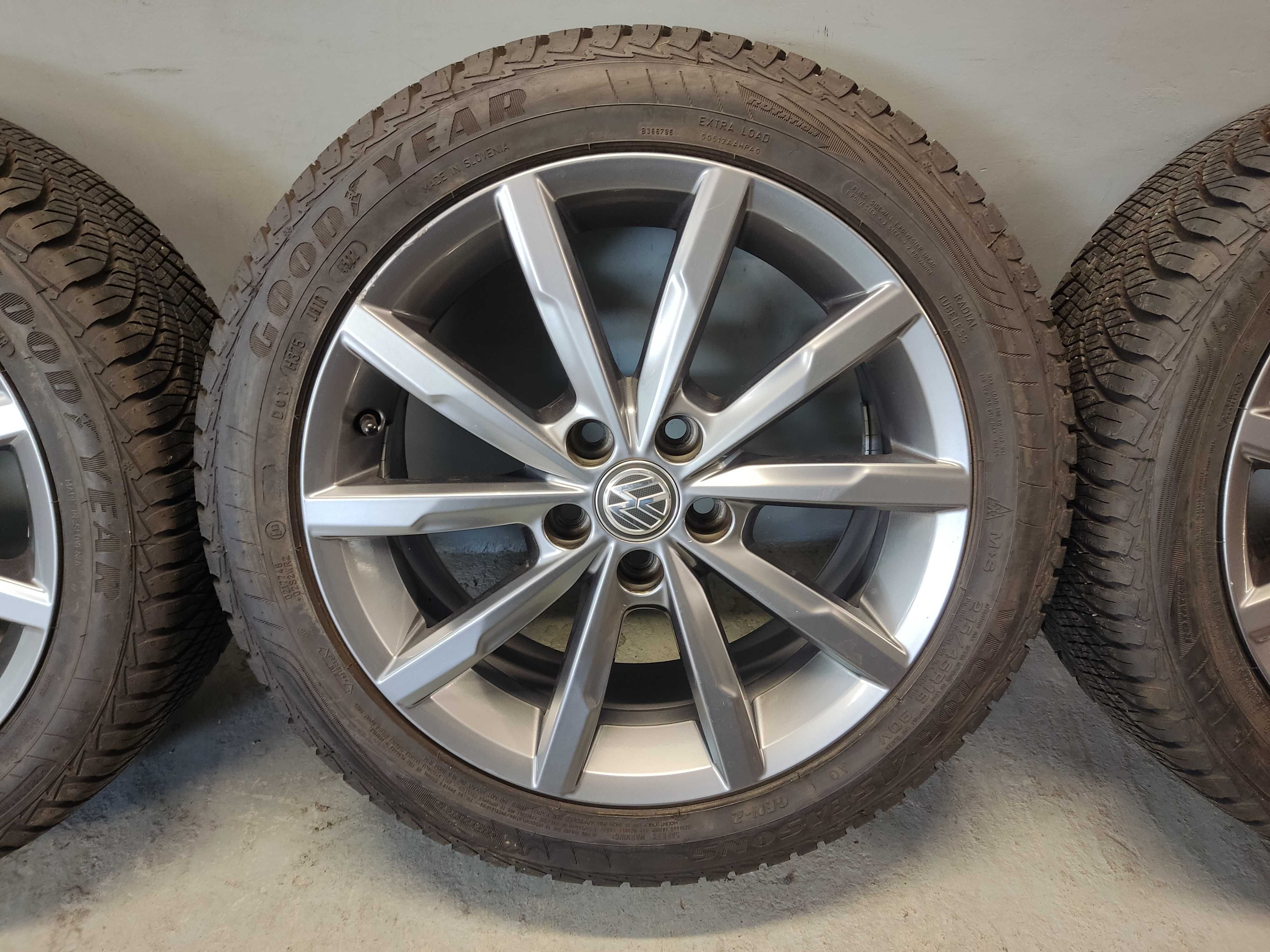 Koła alu 16 Volkswagen VW Polo R-Line, 5x100, 215/45R16, 2022 rok, ori