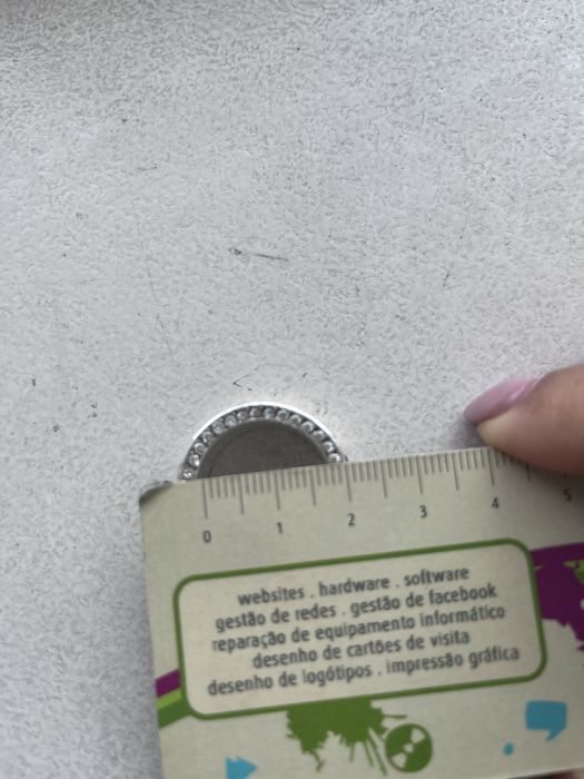 Anel ouro, prata e zircónias