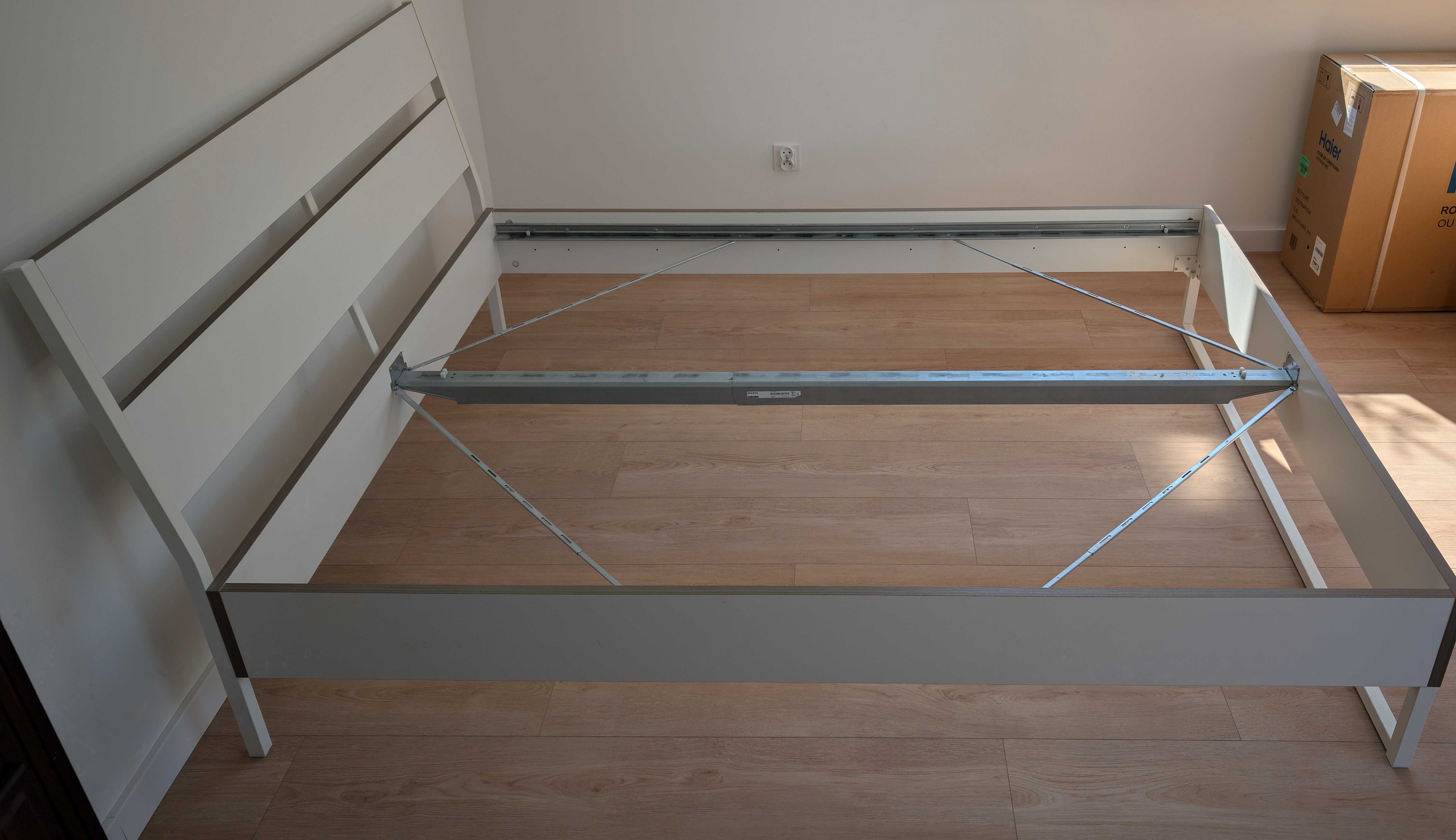 Ikea Trysil łóżko 160 x 200 cm białe