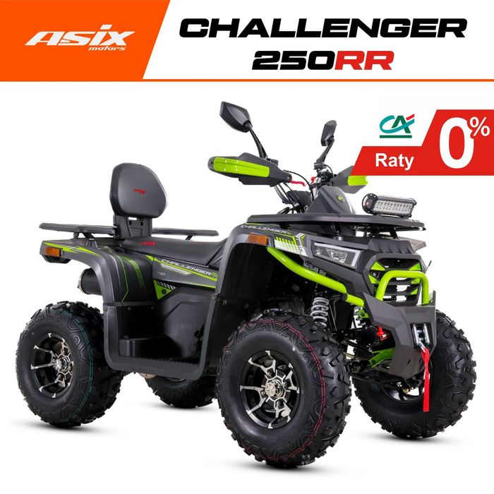 ASIX Inny Quad 250 ASIX CHALLENGER 300 światła LED wyciągarka transport +gratisy