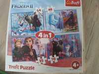 Puzzle Trefl 4 in 1 Frozen Puzzle dla dzieci