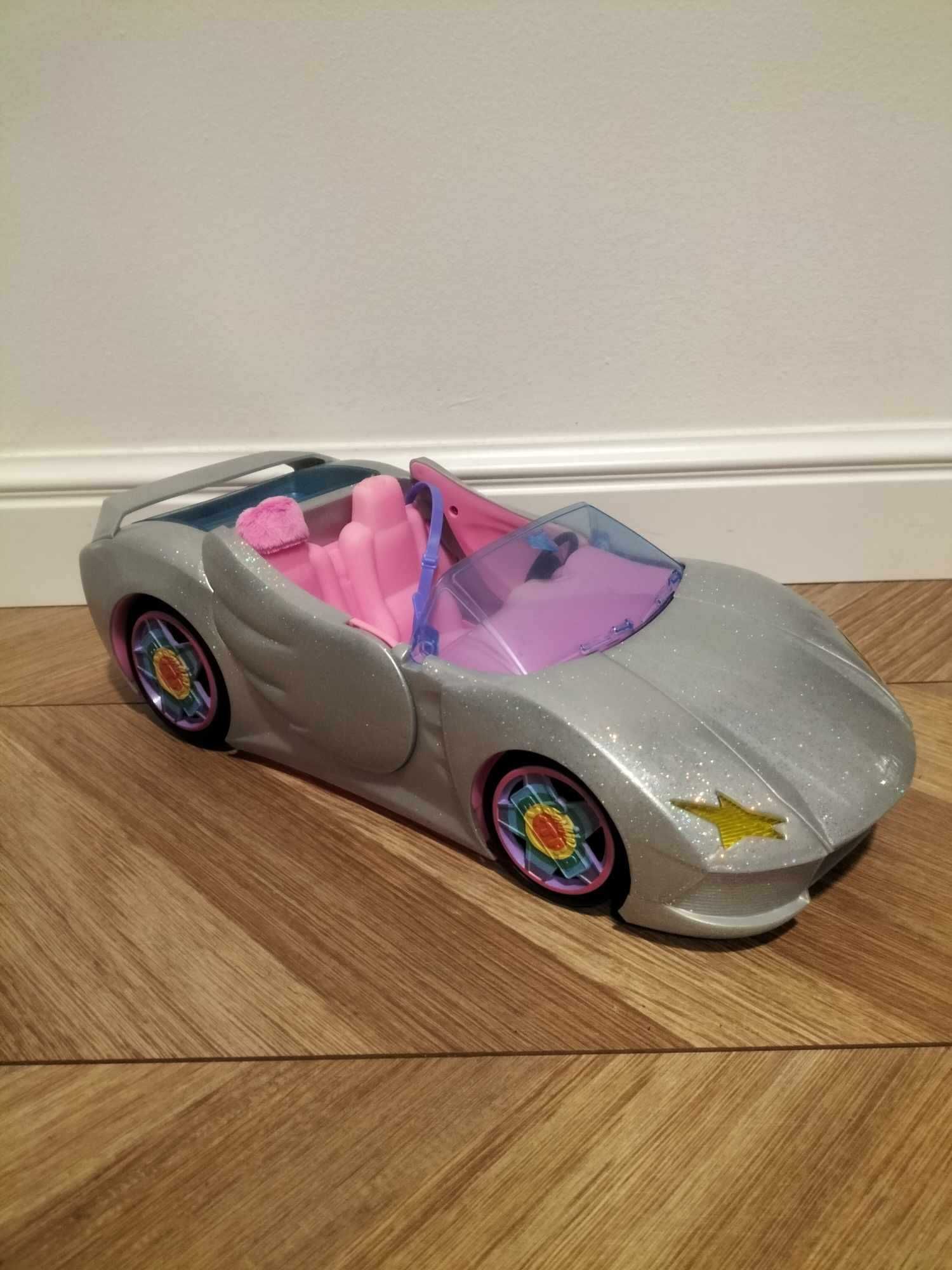 Barbie EXTRA Kabriolet srebrny samochód