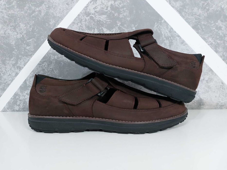 Чоловічі шкіряні сандалі Timberland Великий розмір 50