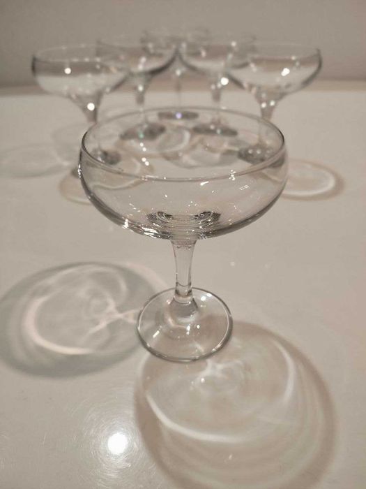 Набір шампанок-блюдець 220 мл 6 шт