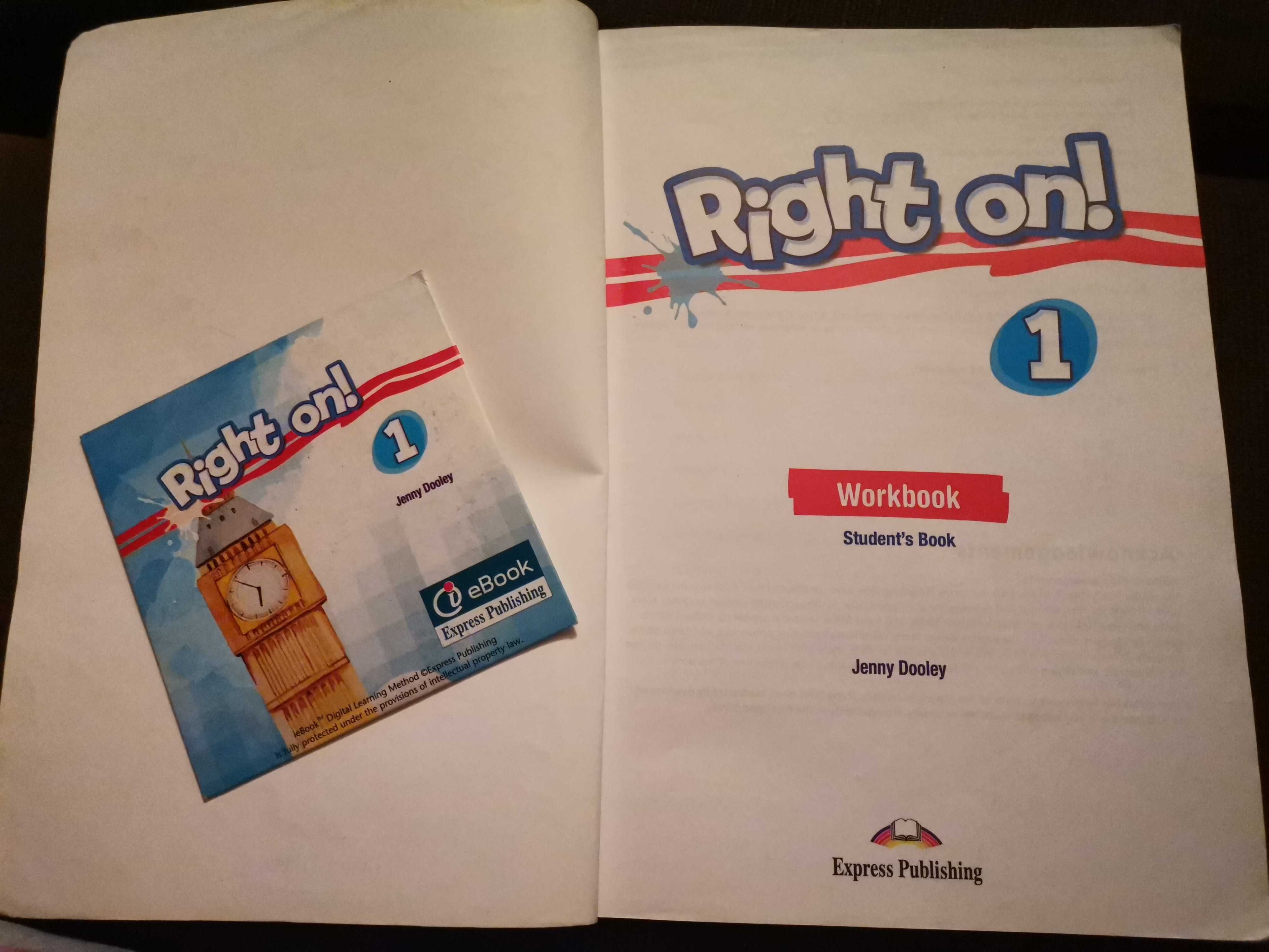 "Right on! " 1 Student's Book + workbook