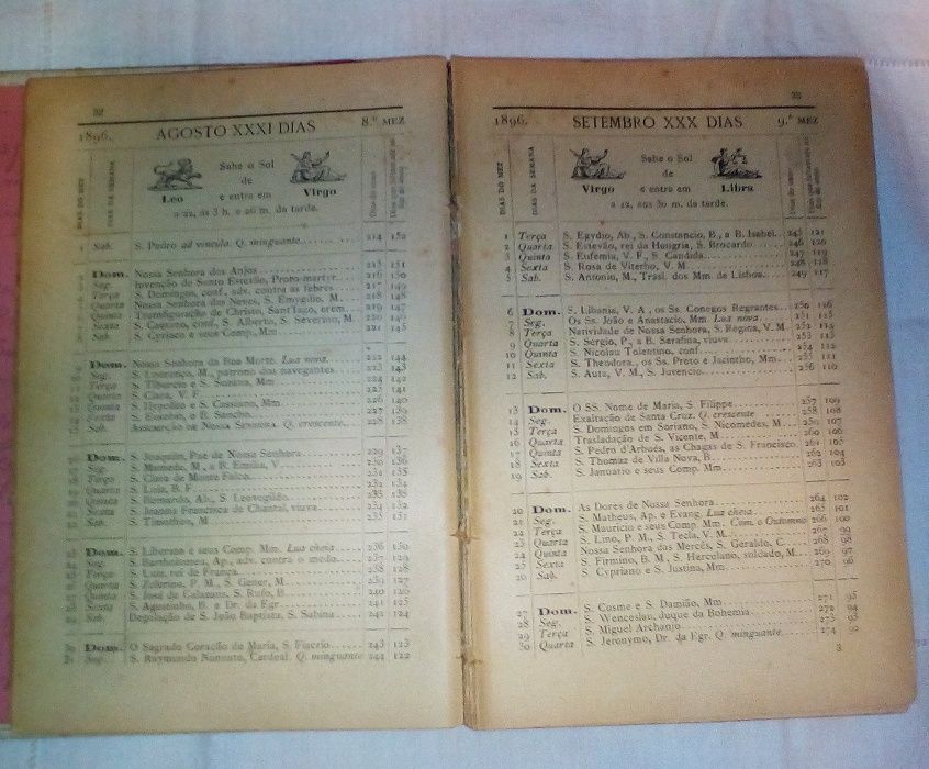 Almanach encyclopédico para 1896 1º ano (Centenário)