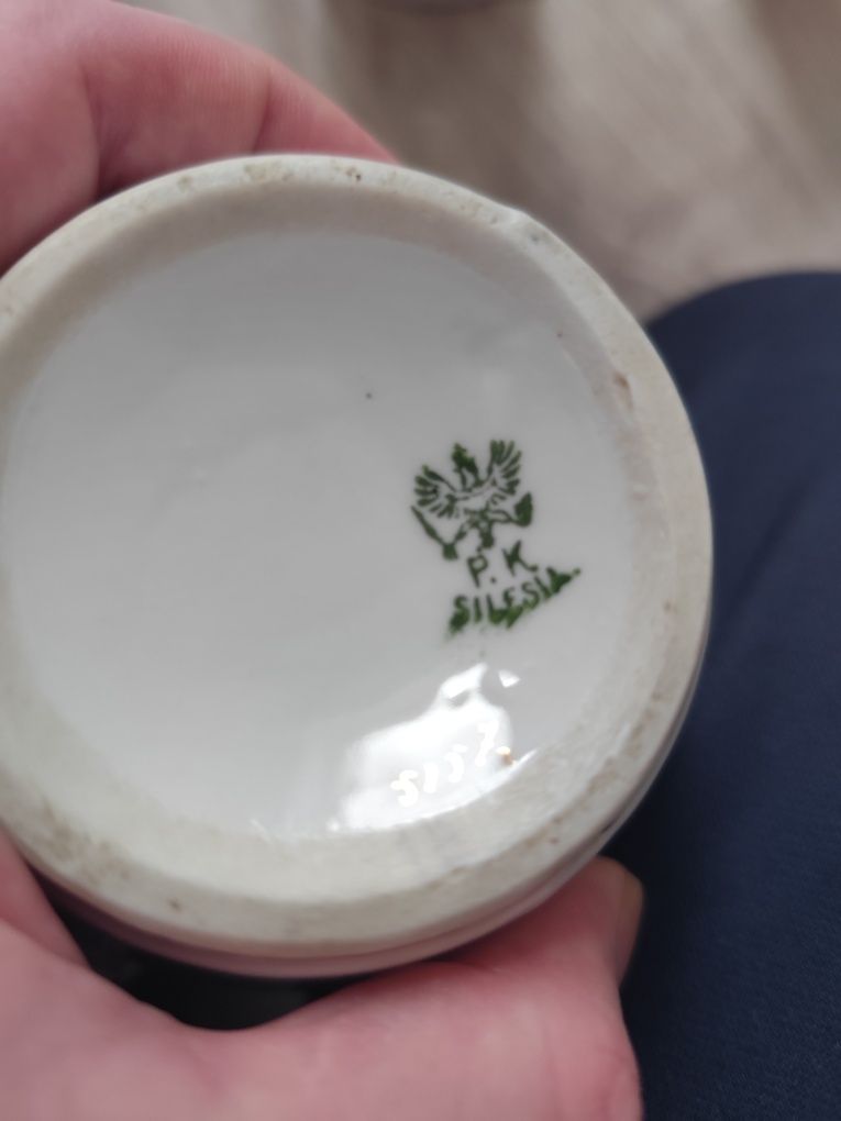 Zabytkowa porcelana P. K. SILESIA przedwojenna