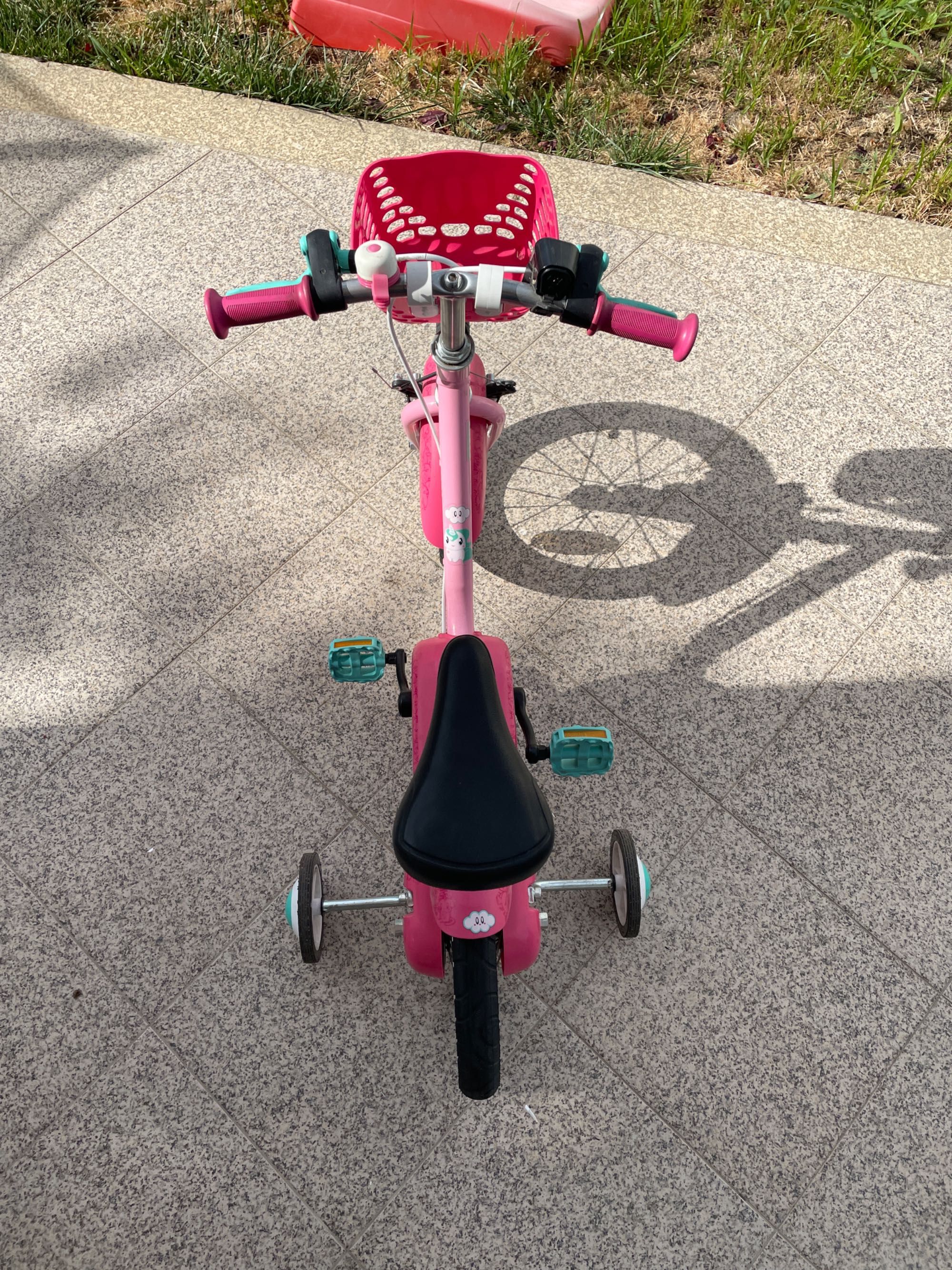 BICICLETA 14 POLEGADAS 500 UNICORN B'TWIN 3-5 ANOS