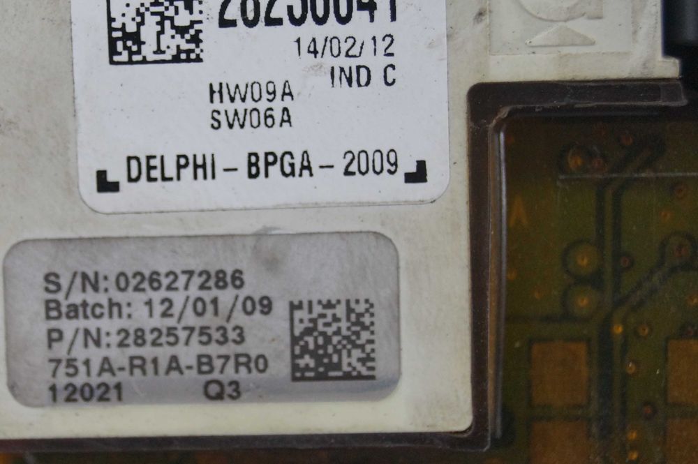 Moduł akumulatora napięcia Peugeot Citroen