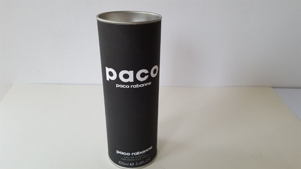 Pudełko okrągłe po perfumach Paco Rabanne tuba walec