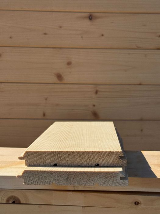 Блок хаус Дошка на підлогу Вагонка Планкен Фальш брус  Модрина терасна