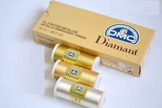 Нитки Муліне DMC Diamant металізованне (35 м), арт.380