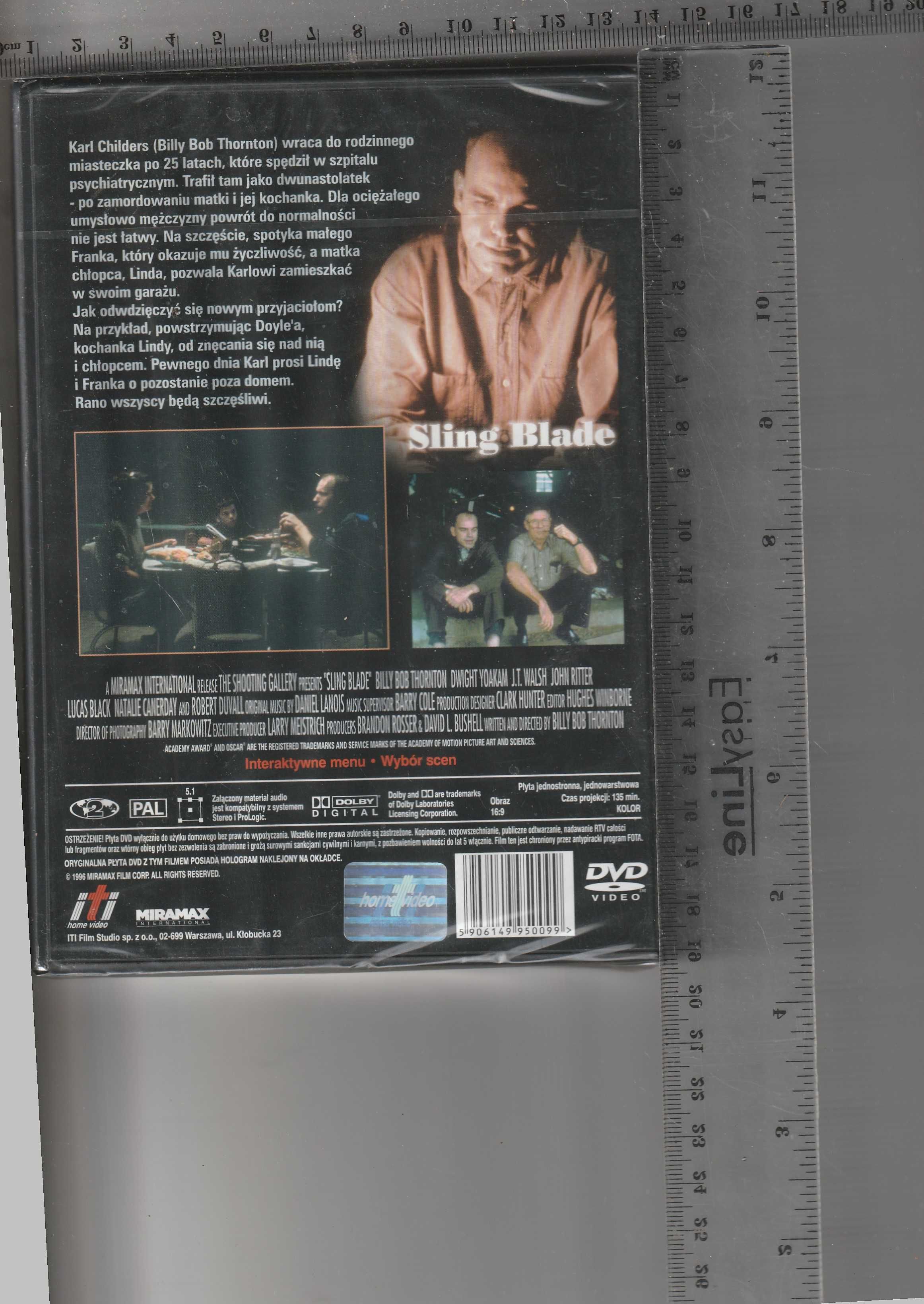 Sling Blade Billy Bob Thornton DVD