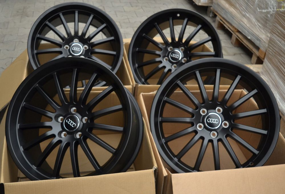 Felgi 19 5X112 Oryginał Audi A4 8W0 8K0 Czarne Mat Rant Nowe