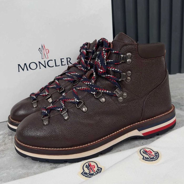 Moncler Peak Scarpa Hiking Чоловічі зимові черевики шкіра оригінал 42