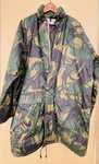 Casaco/ PARKA camuflado comprido XL, acolchoado por dentro