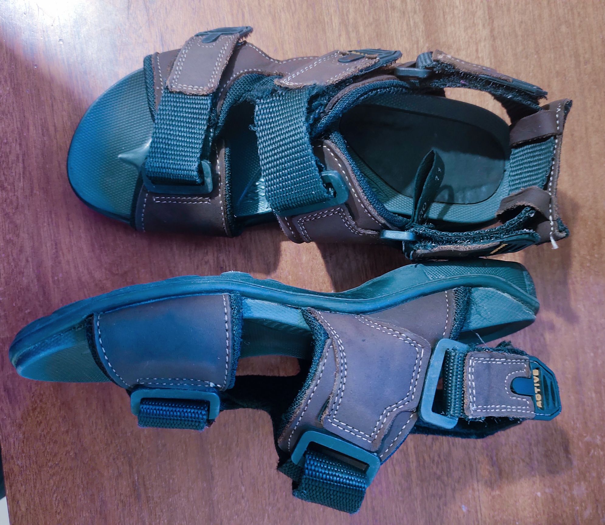 Шкіряні спортивні сандалі босоніжки устілка 22,5см , кожаные сандали