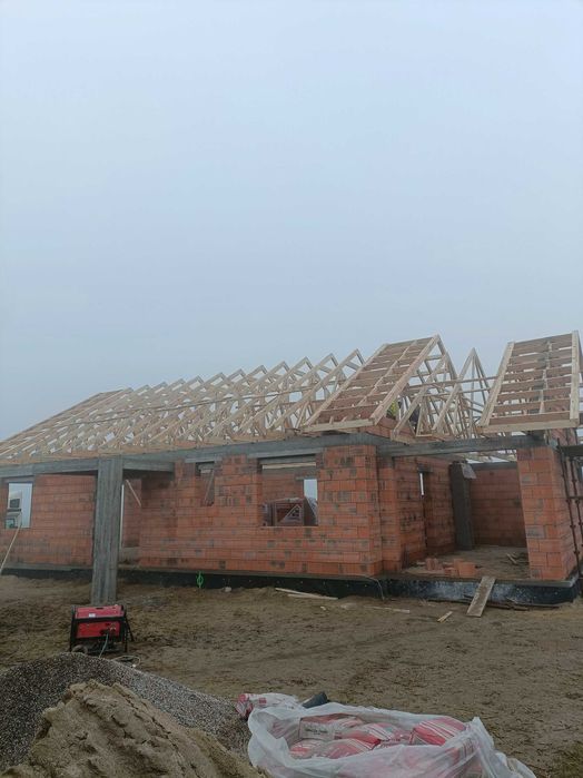 Wiązary dachowe ,dachy,konstrukcje drewniane ,domy z drewna, tartak