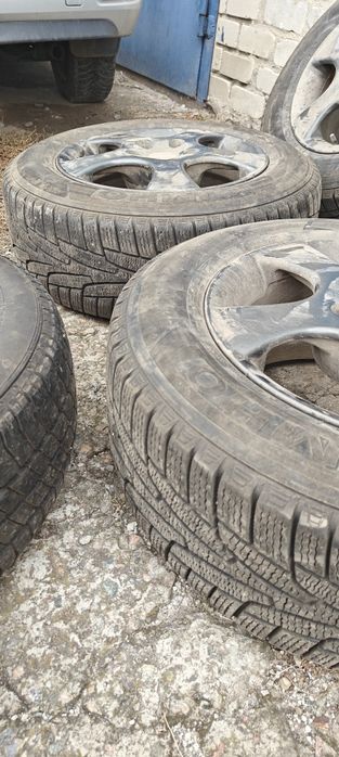 Диски r15 5/114.3 с зимними шинами