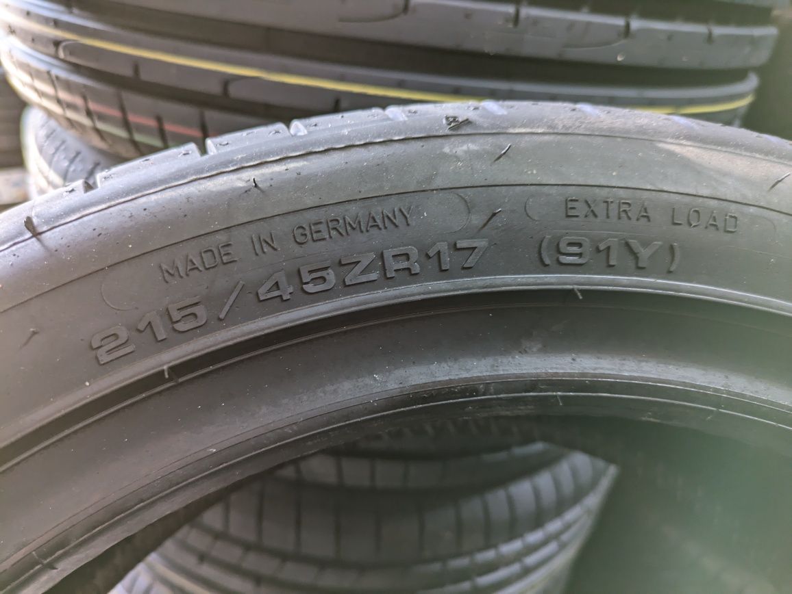 215/45R17 Dunlop Sport Maxx RT2 NOWE LATO