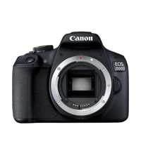 Câmera fotográfica Canon 2000D + lente 55-250 EF-S 55-250MM