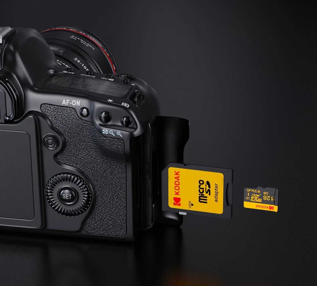 Karta pamięci Kodak micro SDXC 128GB 4K U3 A1 C10 V30 100Mb/s szybka