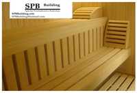 Sauna fińska Sauna parowa NA WYMIAR z montażem lub WŁASNY montaż