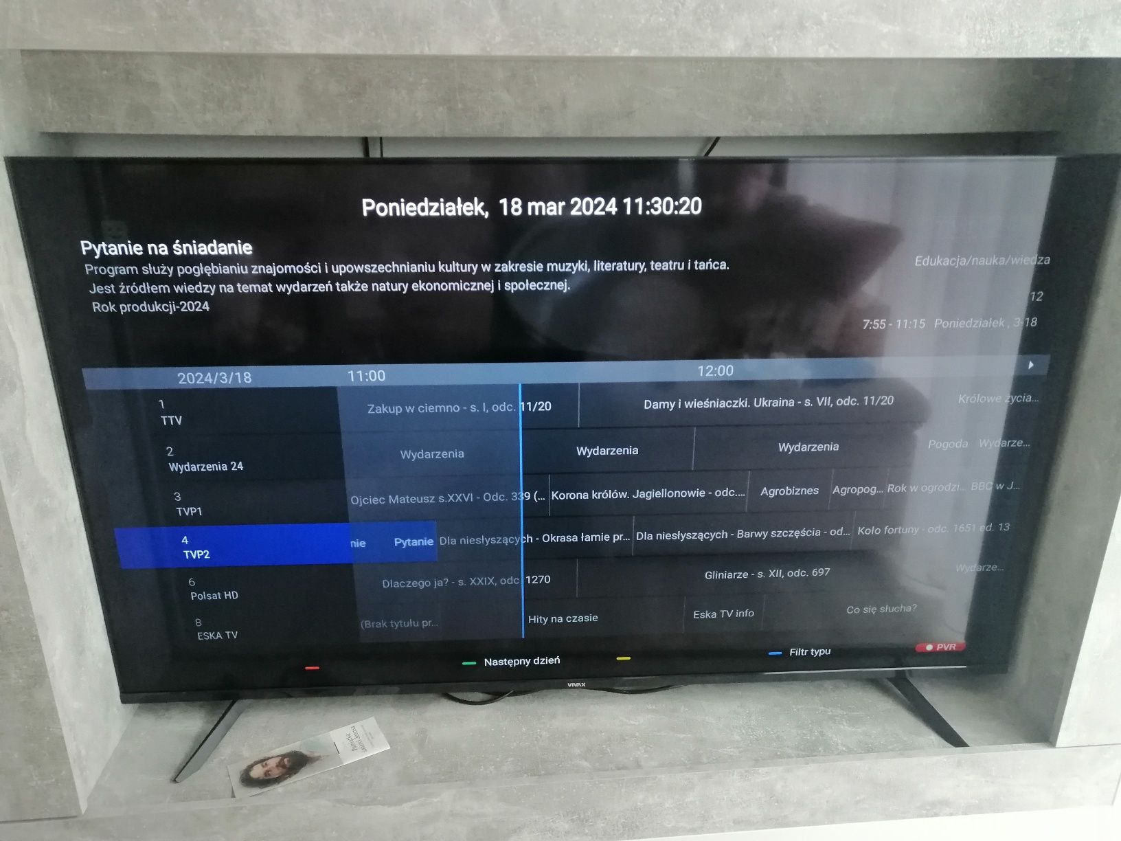 Telewizor 65 cali 4K nowy VIVAX  SMART TV Super obraz 2 lata gwarancji