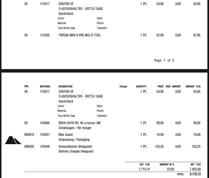 CANYON Endurace CF SL Disc 7.0 rozm. M