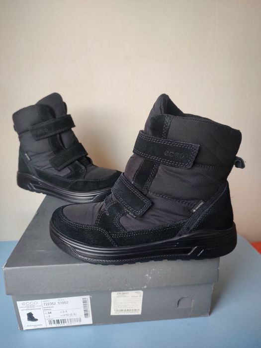 Зимові Ecco 34p черевики ботинки чоботи хайтопи сапоги