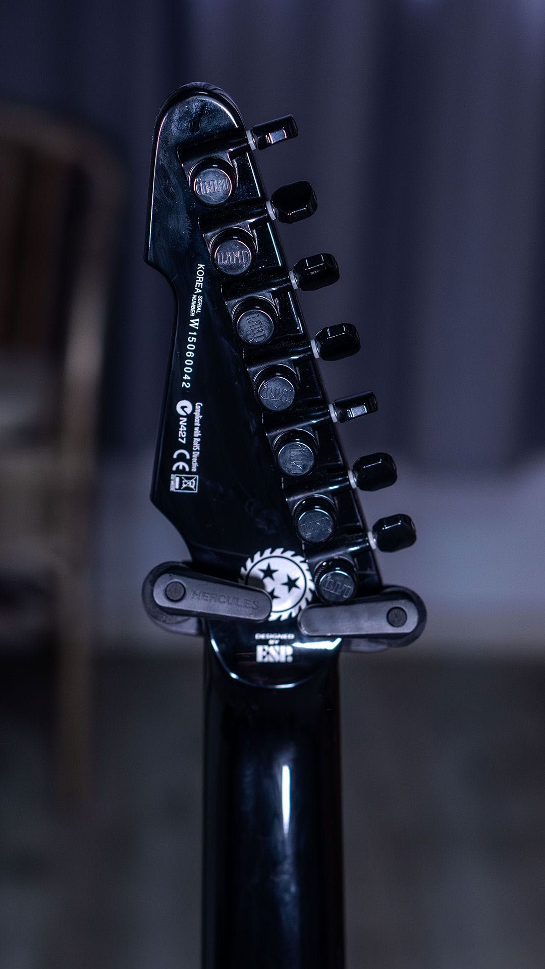 Gitara Elektryczna ESP LTD AW-7 siedmiostrunowa + case