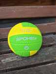 Spokey piłka do siatkówki soft touch 20cm Nowa żółto zielona
