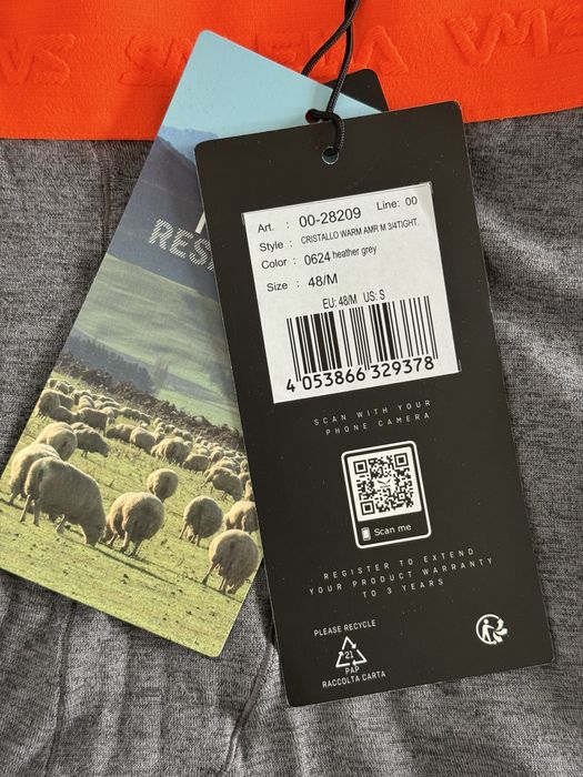 Meskie legginsy Salewa Cristallo warm 3/4 rozmiar M