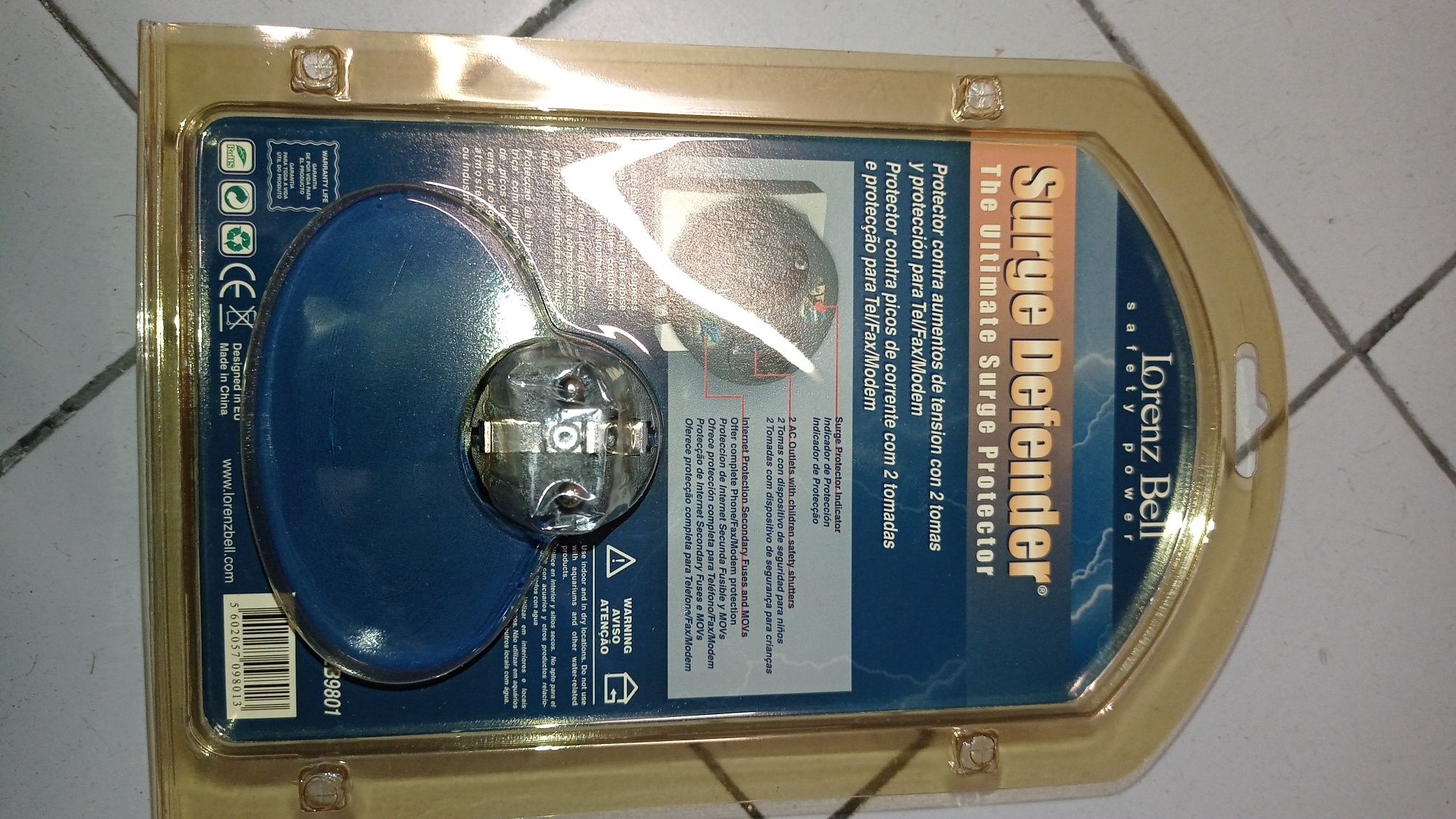 Tomadas duplas com proteção