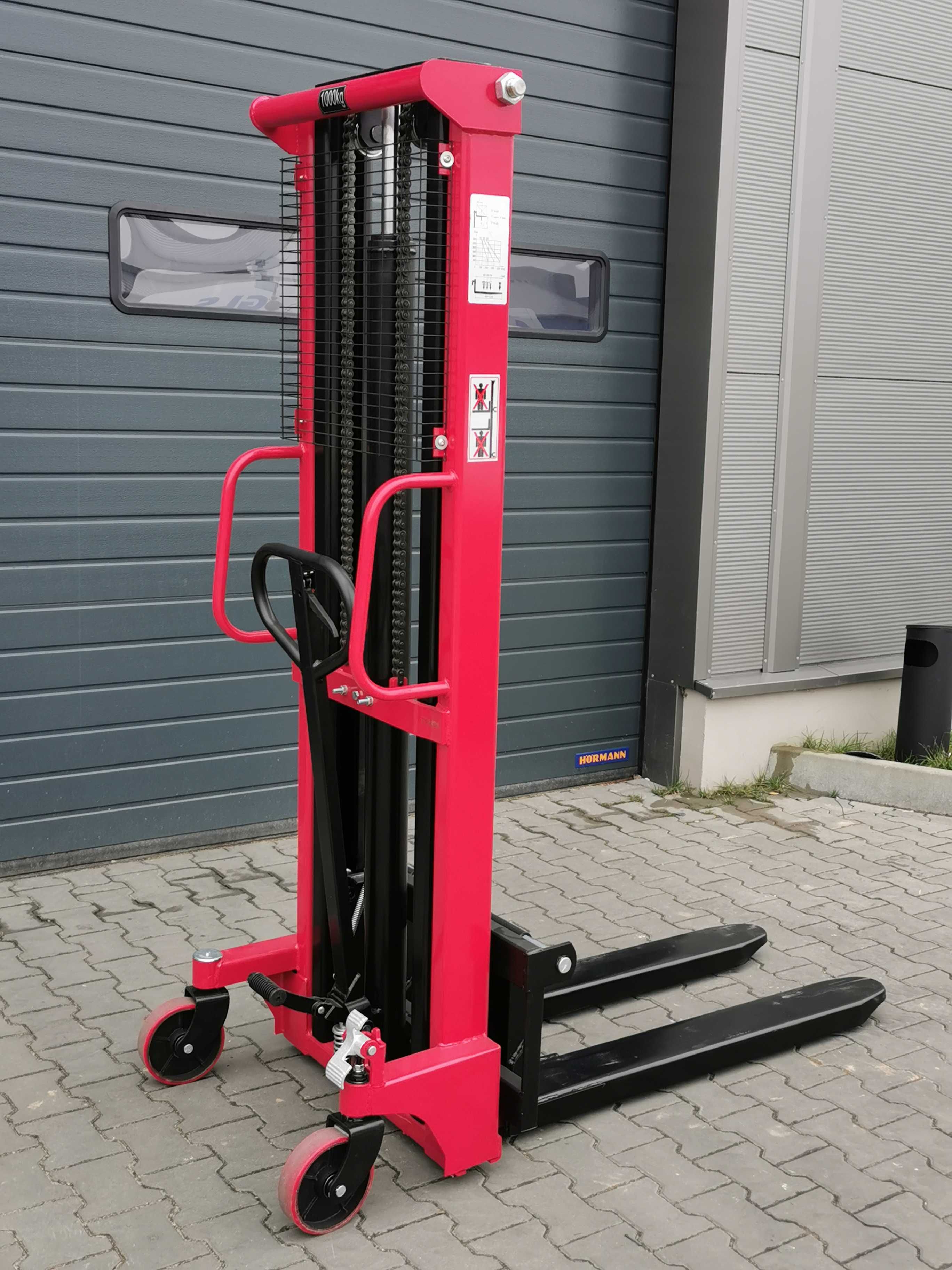 MS1030 Wózek podnośnikowy paleciak sztaplarka stacker układarka