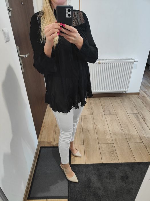 Bluzka siateczka czarna MaxMara XL/42