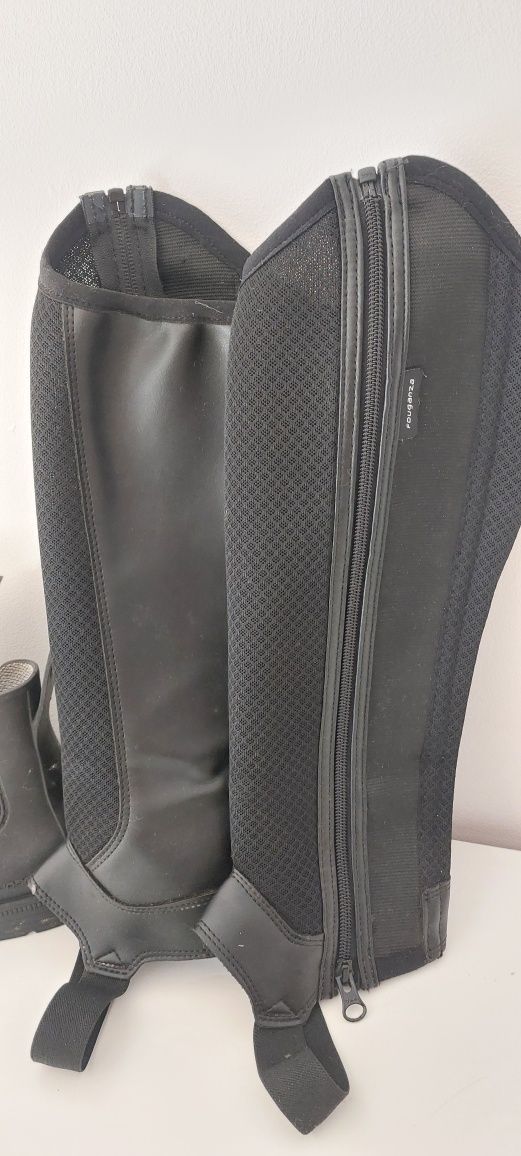 Botim 37 + Caneleiras equitação tam S - fouganza
Modelos Fouganza