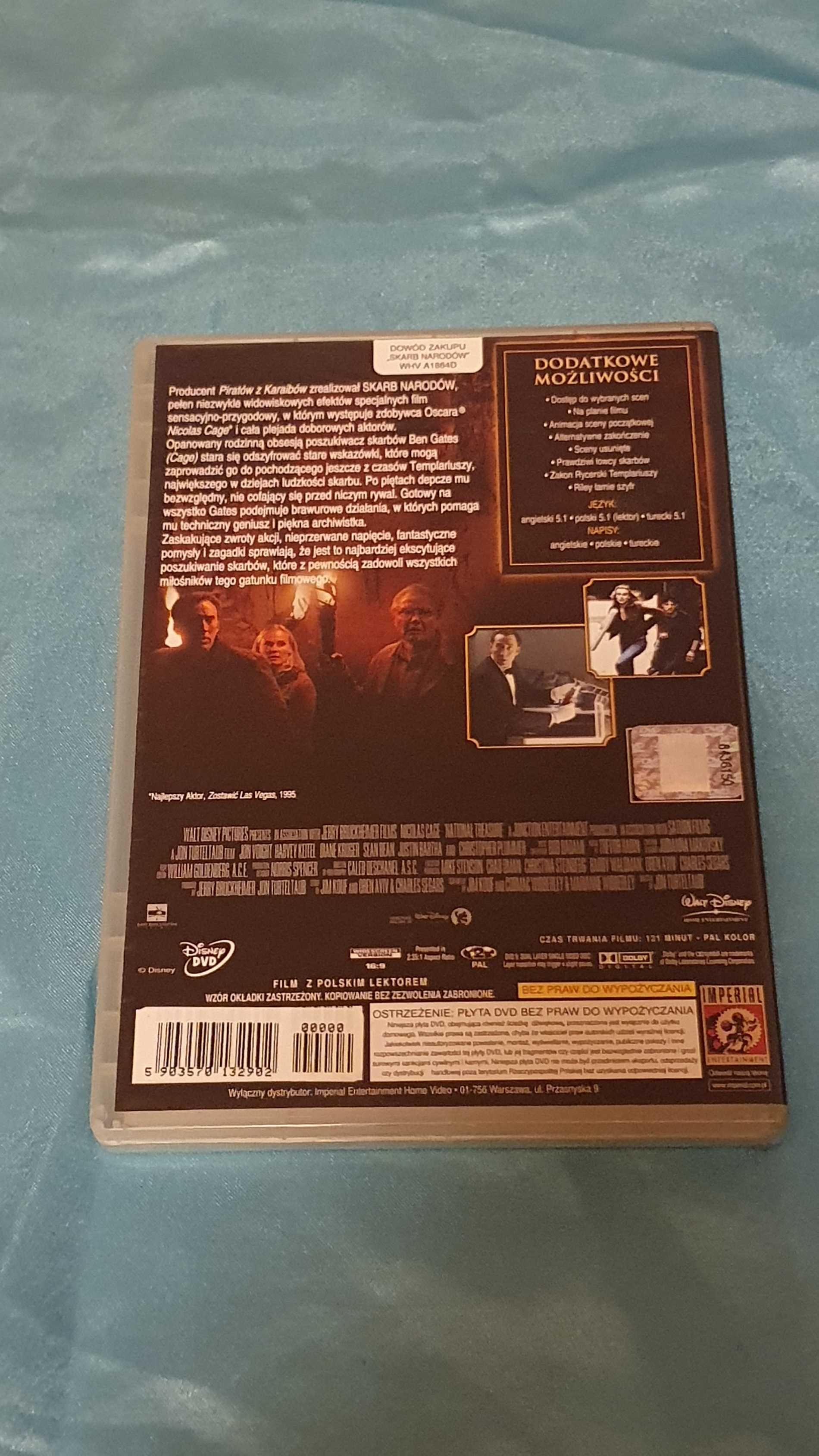 Skarb Narodów  DVD  Nicolas Cage