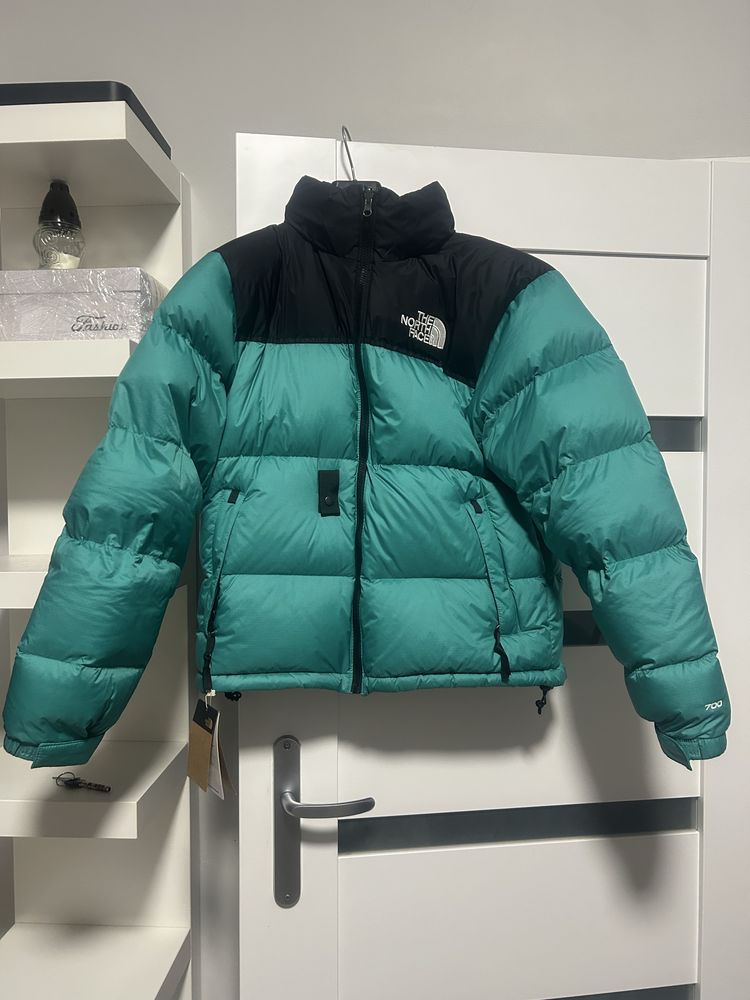 Kurtka North Face 1996 Retro Nuptse Porcelain Green Rozmiar S